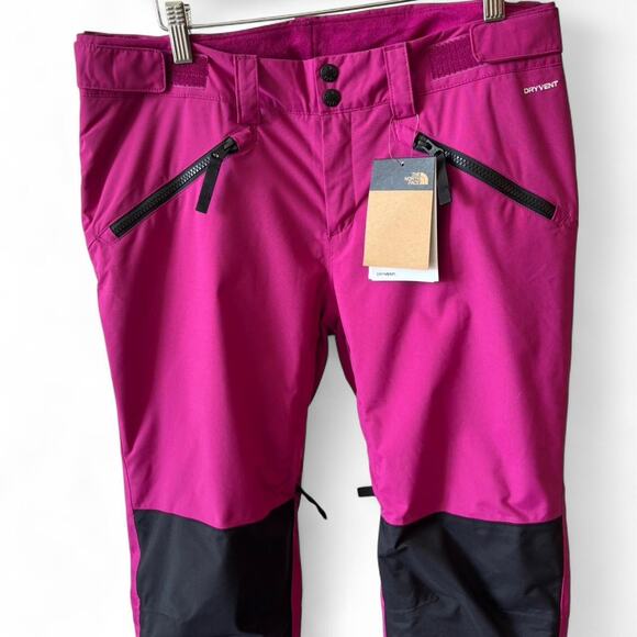 New with tags the North Face hot pink ski/snowboard pants - Picture 1 of 8